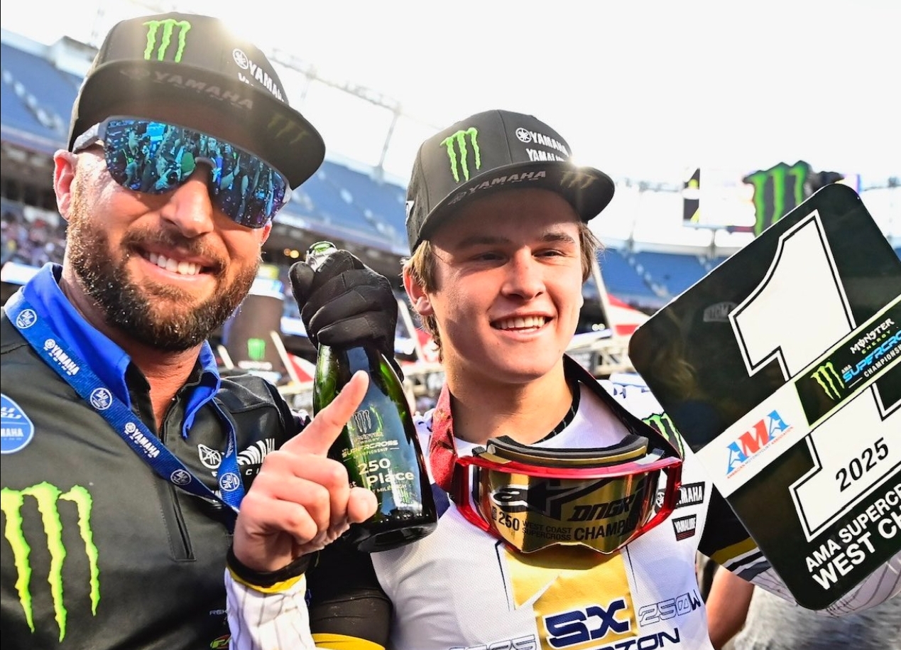 Haiden Deegan Clinches 250SX West Title with Dominant Victory Over Cole Davies at 2025 Denver Supercross